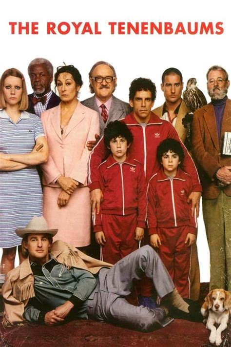 Released October 5th, 2001, 'The Royal Tenenbaums' stars Gene Hackman, Anjelica Huston, Gwyneth Paltrow, Ben Stiller The R movie has a runtime of about 1 hr 50 min, and received a user score of 75 ...